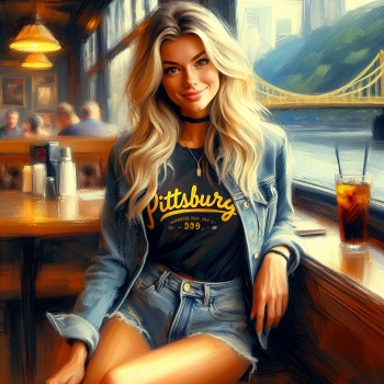 Pittsburgh T-Shirt And Denim Art Collection